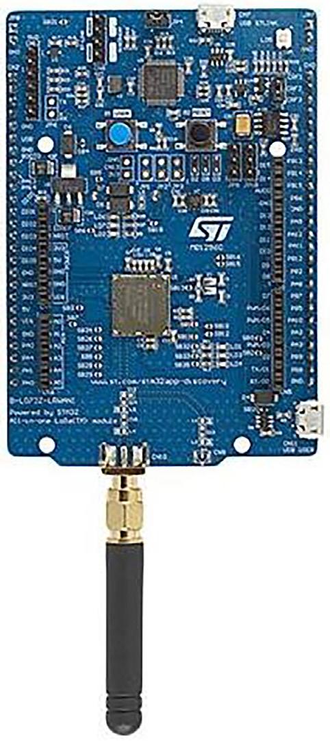 FSK i LoRa w zestawach startowych STMicroelectronics komunikacji. W przykładach użyte zostały modemy SX1276 (umożliwiający także komunikację z modulacją LoRa) oraz S2-LP.