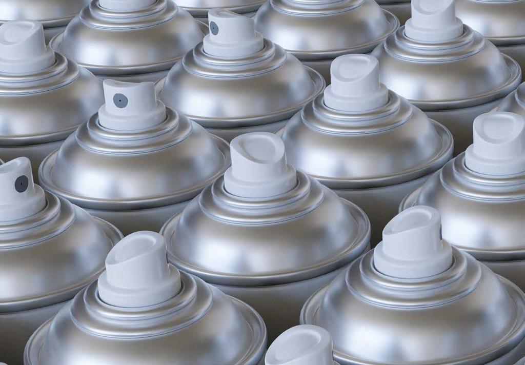 Ważenie kontrolne Zautomatyzowane podejście do ważenia Ułatwienie uzyskania zgodności z normami Ten niemiecki producent farb w sprayu zwiększył wydajność swojej linii produkcyjnej, zdolność