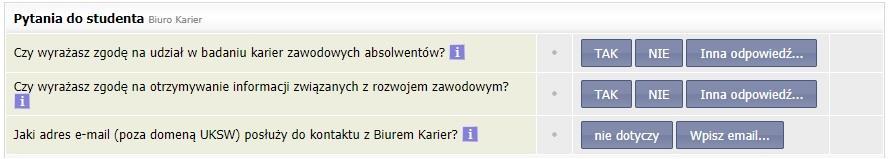 stan; ostatnim polem jest komentarz wydającego. W dolnym bloku danych wyświetlone zostaną wszystkie pytania, które zostały zdefiniowane w wybranej obiegówce.