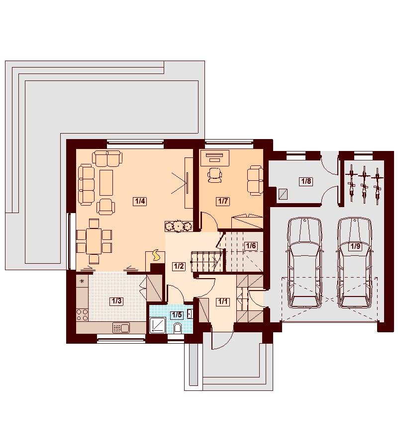 PC1-60) Projekt domu DN