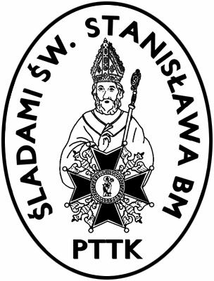 Załącznik nr 1 Wzór graficzny Międzynarodowej Odznaki Krajoznawczej PTTK Śladami Świętego Stanisława Biskupa Męczennika Wygląd Odznaki Oznakę Międzynarodowej Odznaki Krajoznawczej PTTK Śladami