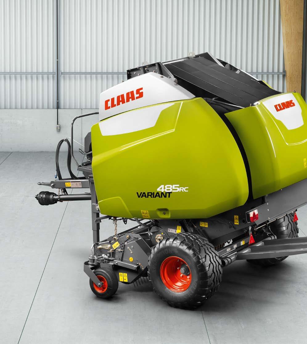 Dobrze radzi sobie z ciśnieniem: CLAAS VARIANT.
