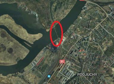 Fot. 1 Lokalizacja mostu kolejowego w km 733,7 rz. Regalicy w Szczecinie (źródło: maps.google.coml) 3.2.