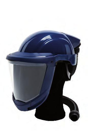 15 SR 580 KASK OCHRONNY Z WIZJEREM art no H06-8012 Całkowita ochrona dróg oddechowych, głowy i twarzy W razie potrzeby produkt można uzupełnić