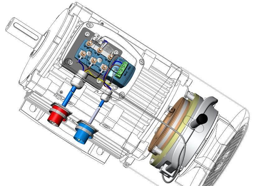 U1 ATDC 63-100 W1 V1 + oddzielny połączenie przetwornik 230/104Vdc