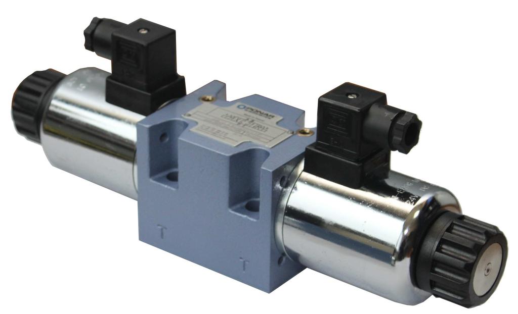 Rozdzielcz suwkowy sterowny elektrycznie z funkcją miękkiego przesterowni(soft shift) typ WE10 WN10 3 do 3 M do 10 dm /min KR KLOGOW INSRUKCJ OSŁUGI WK 47 900 10.