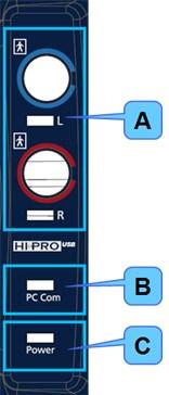 5 Podłączanie akcesoriów do audiometru AURICAL Aud Zachować ostrożność Podłączając do urządzenia AURICAL Aud inny sprzęt elektryczny, należy pamiętać, że sprzęt, który nie spełnia tych samych norm