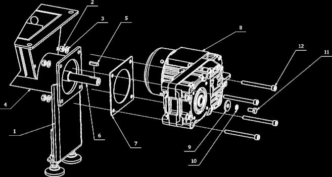 2/ 2 - umieścić kapilary /poz. 4./ w tulejkach montażowych oraz zamocować regulator elektroniczny /poz. 1.