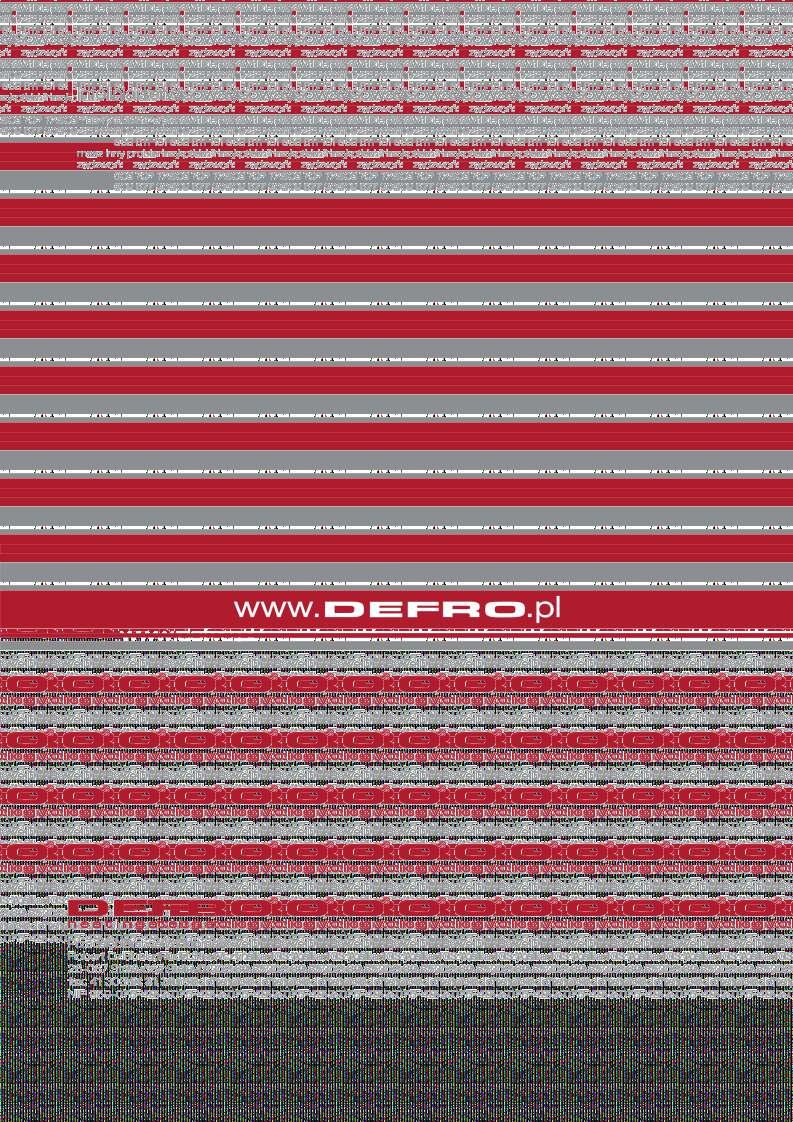 DEFRO Spółka z ograniczoną odpowiedzialnością Sp. k.