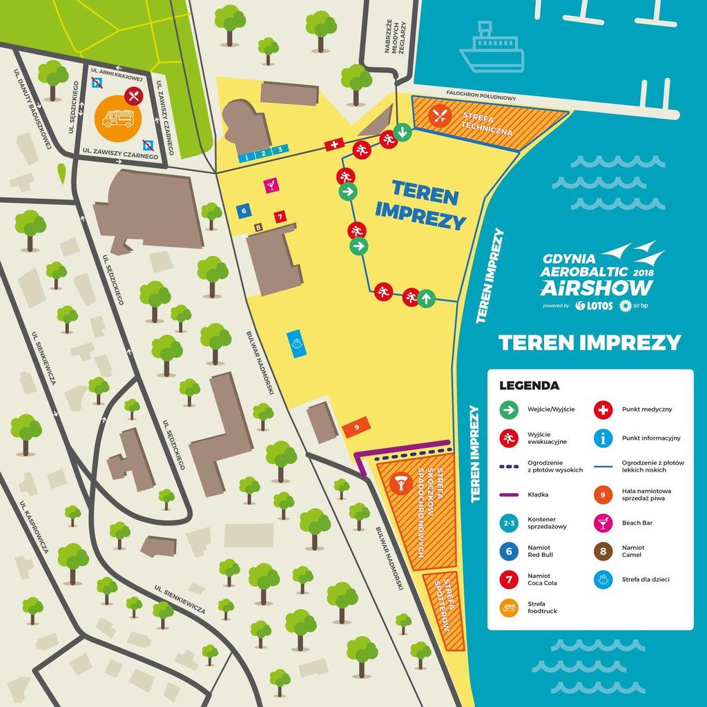 plaży Śródmieście odbędą się również w sobotę, 18 sierpnia, w godz. 19.30-22.30. Najlepszym miejscem do obserwacji powietrznych wyczynów będzie właśnie plaża miejska i bulwar Nadmorski.