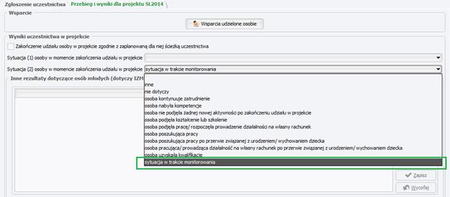 10.4 Umożliwiono wybór selekcji rozbudowanej na liście
