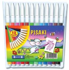 MAZAKI, ZAKREŚLACZE Pisaki / Mazaki przeznaczone do pisania i rysowania na papierze zawierają atrament na bazie wody, nietoksyczne, wentylowana skuwka wykonane z tworzywa zatrzymującego wilgoć dzięki