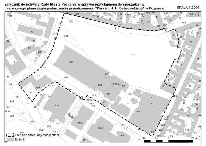 Przystąpienie do sporządzenia mpzp Park im. J. H.