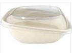 POJEMNIK Z POKRYWKĄ (trzcina cukrowa) POJEMNIK Bagasse taca 22,9x16,5x2,8cm 600ml ID: 133211 75 300 Jasny Pokrywka do 133211 i 133212 75 300 16 Przeźr.