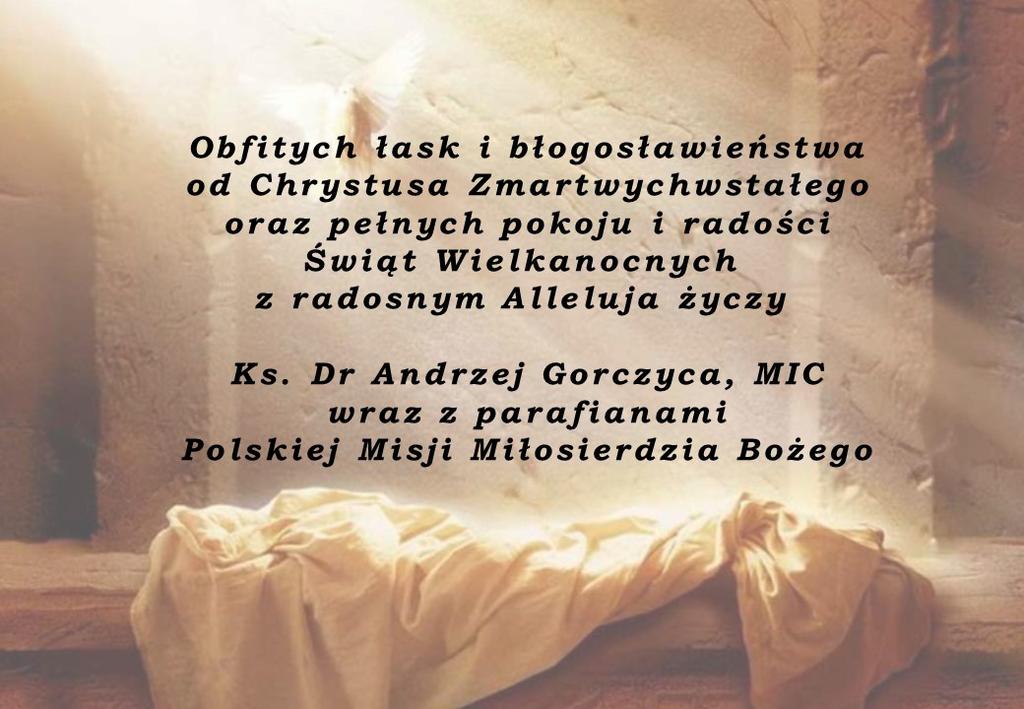 Wesołych Świąt Wielkanocnych i smacznego jajka wszystkim Członkom Polskiego Centrum oraz całej Polonii