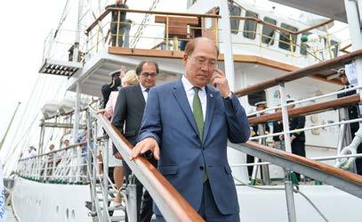 swoją podróż dookoła świata, w ramach Rejsu Niepodległości.