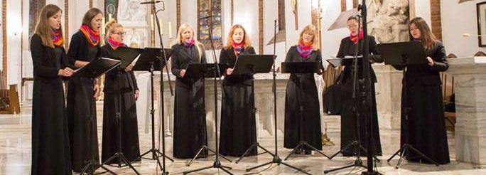 Sobota, 18 maja Zespół Solistek Chóru Kameralnego UAM Sanctimonialis autem femina KIEROWNICTWO ARTYSTYCZNE ARTISTIC DIRECTOR Dr Joanna Piech-Sławecka Sunday, 18 May Sanctimonialis autem femina