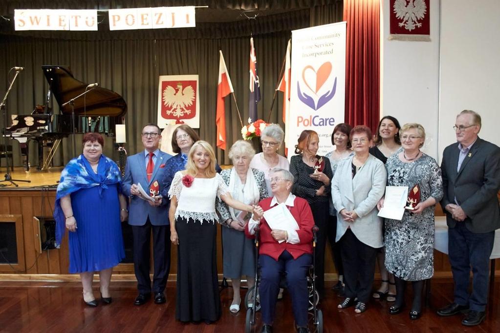 XX JUBILEUSZOWY KONKURS POEZJI SENIORÓW zorganizowany przez PCCV i PCCS W roku stulecia odzyskania przez Polskę niepodległości obchodziliśmy XX Jubileuszowy Konkurs Poezji Seniorów.
