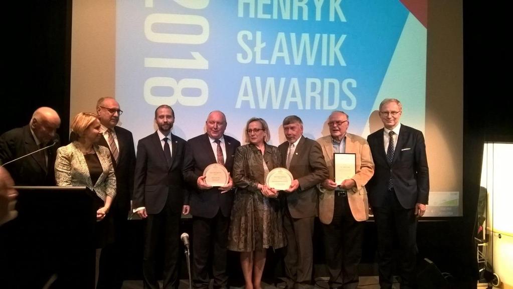 NAGRODY HENRYKA SŁAWIKA 2018 Tegorocznymi laureatami nagrody zostali: Marian Pawlik OAM za jego ważny i niezachwiany wkład w umacnianie stosunków między żydowskimi i innych narodowości Polakami