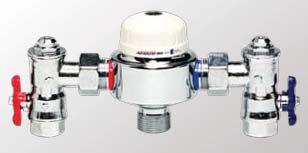 installation in confined spaces or close to walls creates no problems.