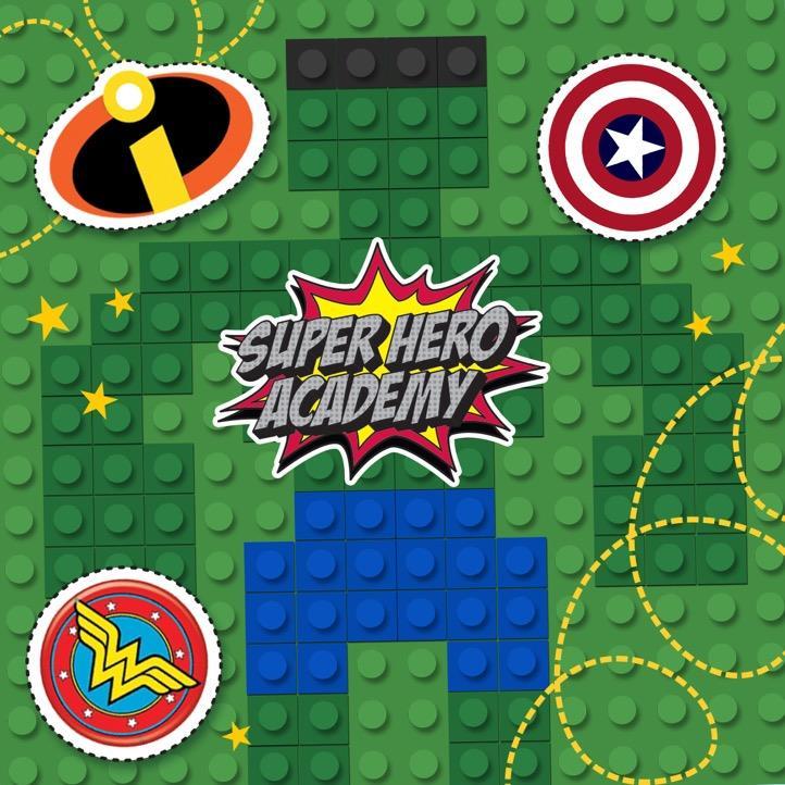 SUPER HERO ACADEMY Ekscytujący tydzień budowania świata Super bohaterów za pomocą klocków LEGO. Dzieci poznają wszystkich wyjątkowych i kultowych bohaterów, obrońców kosmosu.