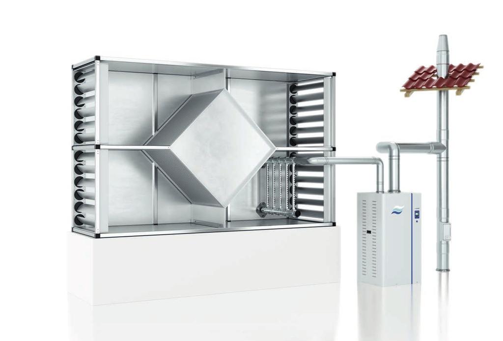 Odzysk ciepła ze spalin przez urządzenie HVAC Odzysk ciepła spalin poprzez urządzenie HVAC poświadczony certyfikatem DVGW Odzyskiwanie ciepła ze spalin poprzez urządzenie HVAC niesie za sobą wiele