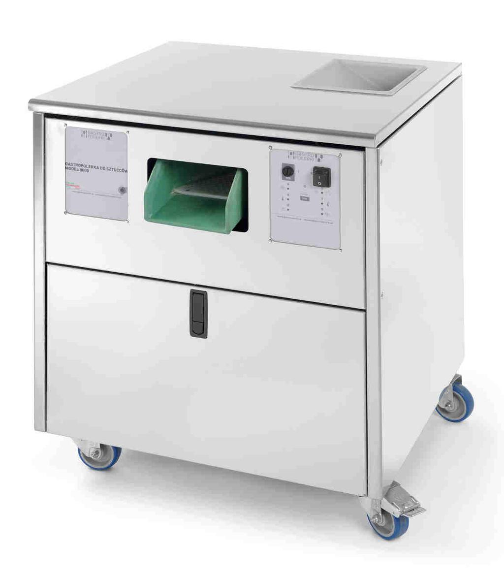 Instrukcja obsługi GASTROPOLERKA DO SZTUĆCÓW MODEL 4000 I MODEL 8000 Kod: 231517 231593