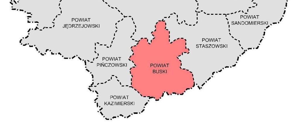 Busko-Zdrój jest gminą miejsko-wiejską, w skład której wchodzi 47 sołectw: Błoniec, Baranów, Biniątki, Bilczów, Bronina, Budzyń, Chotelek, Dobrowoda, Elżbiecin, Galów, Gadawa, Janina, Kameduły,