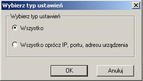 6.6.1.2 Import konfiguracji Klikając na ten przycisk, można załadować do rejestratora ustawienia z pliku konfiguracyjnego CFG.