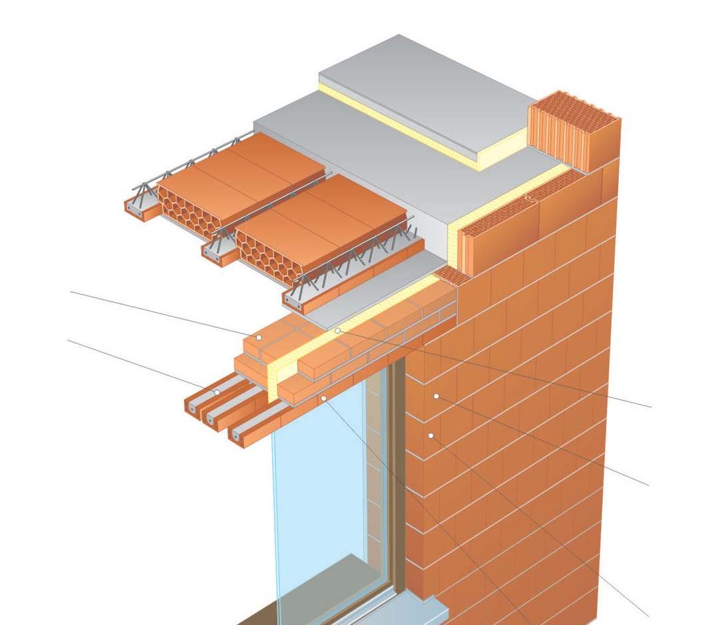 Nadproża systemowe Porotherm produkowane są w dwóch wariantach: Porotherm 11.5: tzw. niskie o przekroju poprzecznym: 115 x 71 mm, Porotherm 23.8: tzw.