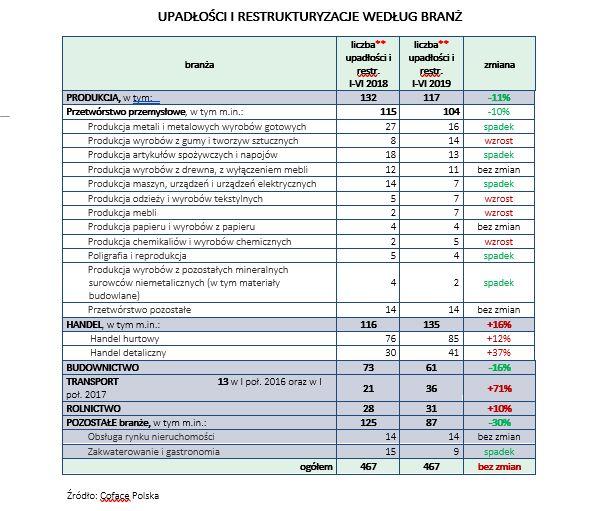 Według eksperta Coface w bardziej optymistycznych barwach dla przedsiębiorstw w Polsce rysuje się popyt krajowy. - Firmy w Polsce zaczęły więcej inw