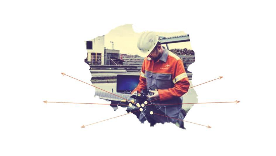 Zatrudnienie w ArcelorMittal Poland w podziale na lokalizacje: Chorzów