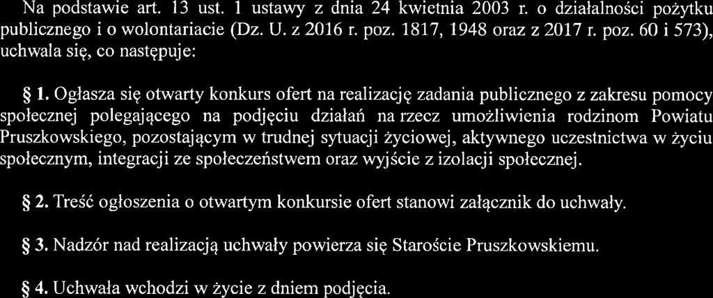 1817, 1948 oraz z 2017 r. poz. 60 i 573), uchwala się, co następuje: $ 1.