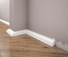 34 KOLORYSTYKA LISTEW PRZYPODŁOGOWYCH ELEGANCE ЦВЕТОВАЯ ГАММА ПЛИНТУСОВ ELEGANCE RANGE OF COLOURS ELEGANCE SKIRTING BOARDS 101 Biały Белый White 202 Srebrny Cеребряный Silver Listwę należy pomalować!