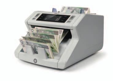 500 banknotów na minutę Podliczanie wartości i liczby egzemplarzy przy wykrywaniu fałszywych banknotów Euro na 7 sposobów Sprawdzanie i liczenie 9 dodatkowych walut domyślnych: PLN, GBP, USD, CHF,