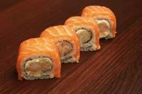 filadelfia, kampyo, zawinięte w papier ryżowy sashimi roll 28.