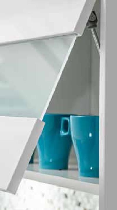 Uchwyty w kuchni Vella wykonane są z metalu w kolorze aluminium rozstaw 160 mm