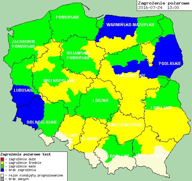 METEOROGRAMY dla głównych miast