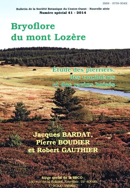 Recenzje 543 Jacques Bardat, Pierre Boudier & Robert Gauthier. 2014. Bryoflore du mont Lozère. Étude des pierriers, des tourbières et des ravins boisés.