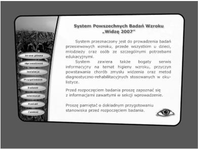 Widzę schemat badania ankieta osobowa z pytaniami test różnicowania kontrastu pozwala wykryć poważniejsze problemy ze wzrokiem polega na