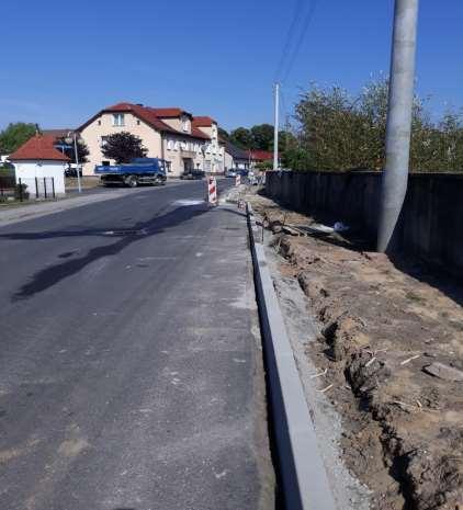 Wykonanie remontu chodnika w ciągu