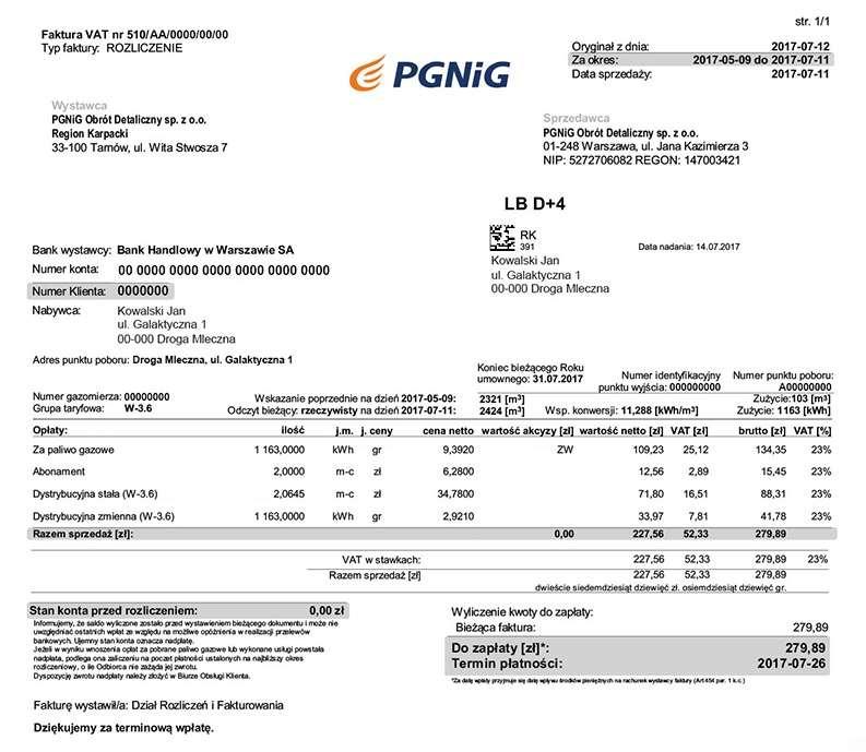 Arkusz ewidencji zużycia gazu - instrukcja Gaz - PGNiG Rok Dzień Miesiąc Liczba dni Wskazanie licznika [m 3 ] Koszt liczba dni na na Koszt na do rozliczenia [m 3 ] 2018 2019 2020 9 2 321 22 30 11 2