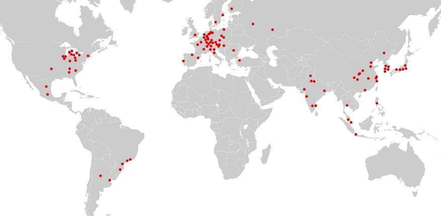 Blisko klienta na całym świecie Page 3 Americas Europe Asia Argentina Brazil Canada Mexico USA Liechtenstein Benelux Germany Finland France Great Britain Italy