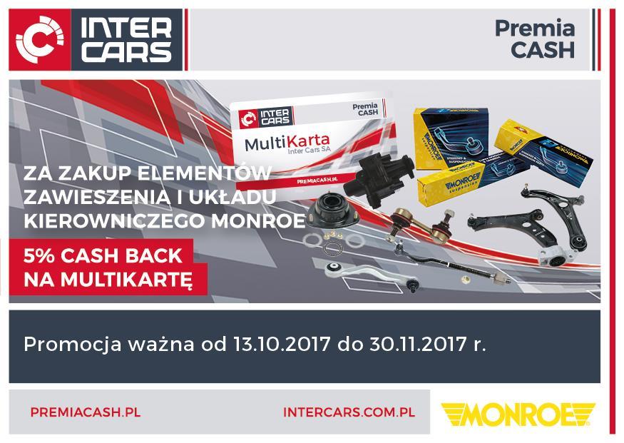 Elementy zawieszenia i układu kierowniczego MONROE - 5% CASH BACK Za zakup elementów