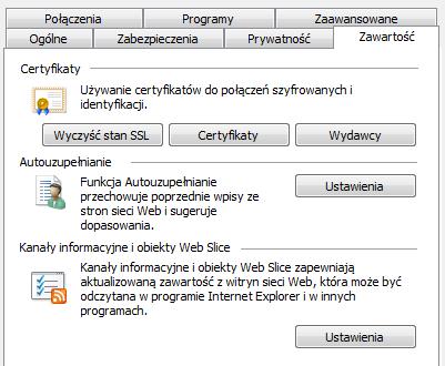 4.1.3 Używanie certyfikatów do połączeń szyfrowanych i identyfikacji W celu prawidłowej realizacji podpisywania dokumentów w środowisku zamawiającego należy upewnić się, iż certyfikat, którym