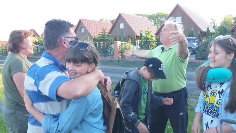 Polakom z Litwy Powitanie Po raz kolejny, koledzy z koła nr 5, dzieci z Litwy w Sarbinowie