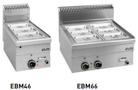 Bemary elektryczne, stołowe Seria M600 - MBM EBM46, EBM66 Instrukcja obsługi (pojemniki GN z pokrywkami widoczne na zdjęciach powyŝej nie