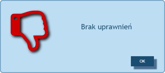 Rys.22. 25 Widk kna kmunikatu infrmująceg braku uprawnień d przeglądania treści strny. 5.7.3.4.