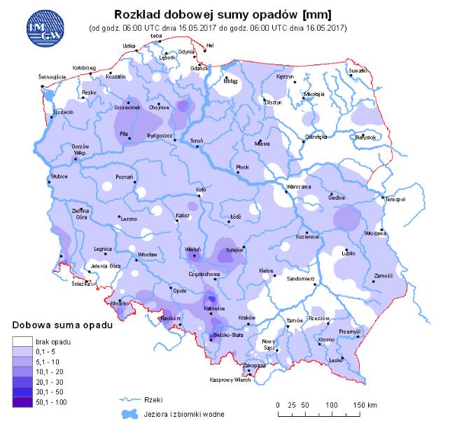 w rzekach Rozkład dobowej