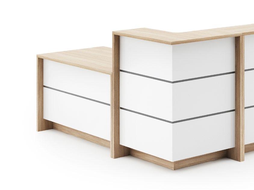 780 x 780 x 1085 BIAŁY / WHITE RAL 9016 SREBRNY /